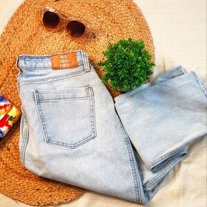 Light Blue Distressed Women's Jeans